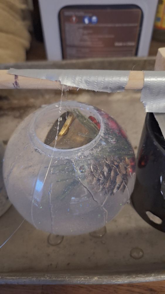 The giant mess that my project has turned into. The bell has begun drifting sideways 