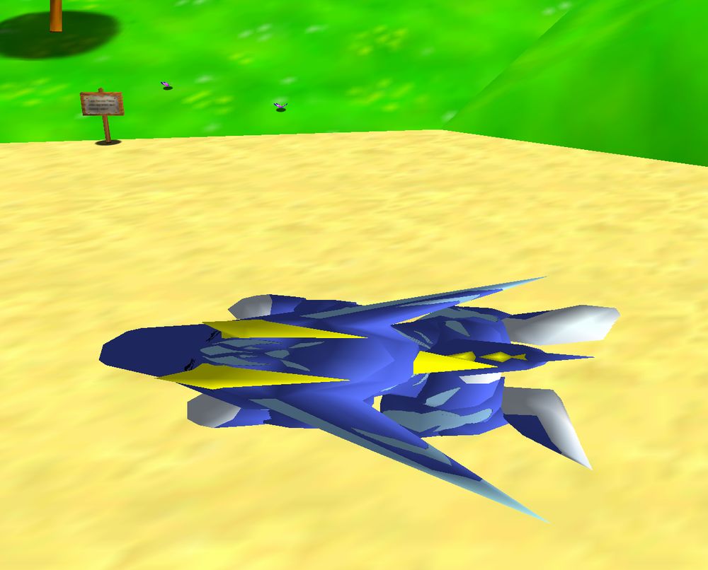 Low poly Azure, flattened into a wide sheet.