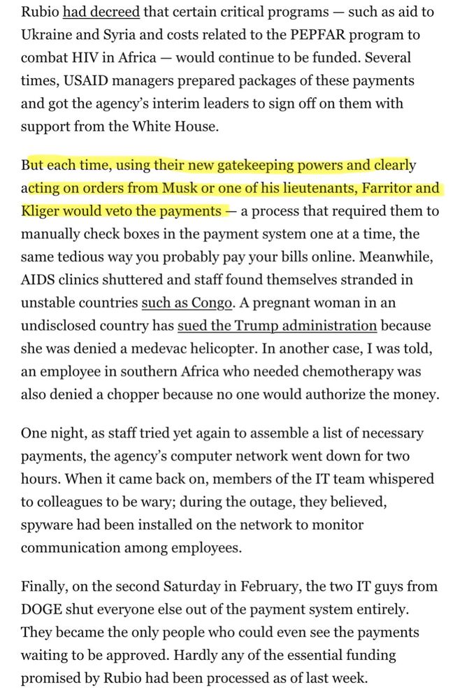 Excerpt from the linked story