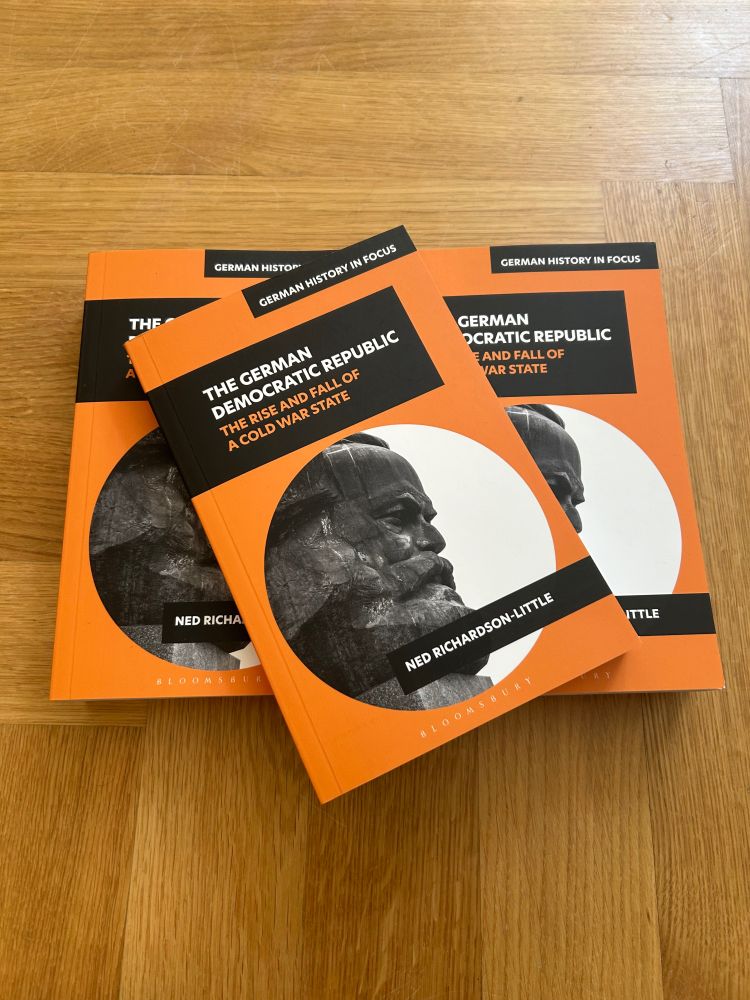 Copies of The German Democratic Republic: The Rise and Fall of a Cold War State by Ned Richardson-Little (Bloomsbury, 2025)