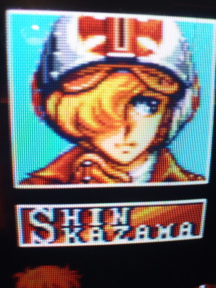 A close up of Shin Kazama's pixel portrait. Sigh, one of my first anime/game crushes. Especially here. 