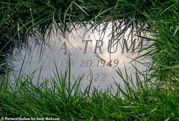 Ivana Trump's headstone 