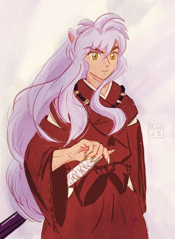 fan art of inuyasha from last year