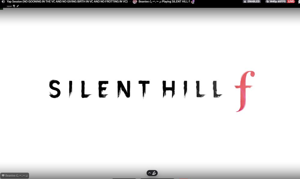 Starting title for Silent Hill F