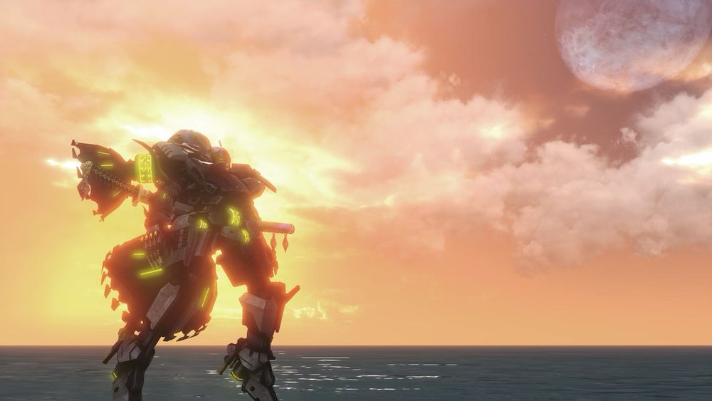 Xwnoblade X sunset on skell