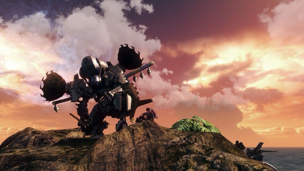 Xenoblade x hraesvalg skell sunset