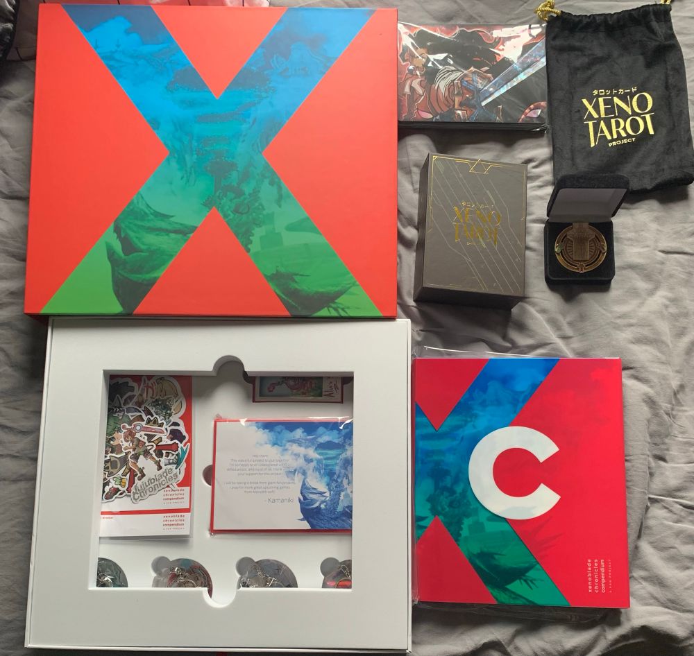 Xeno compendium fan project alongside the xeno tarrot project