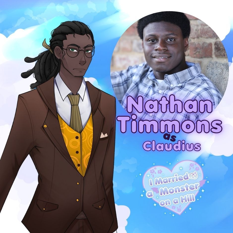 Nathan Timmons is cast as Claudius in the upcoming game: I Married a Monster on a Hill!