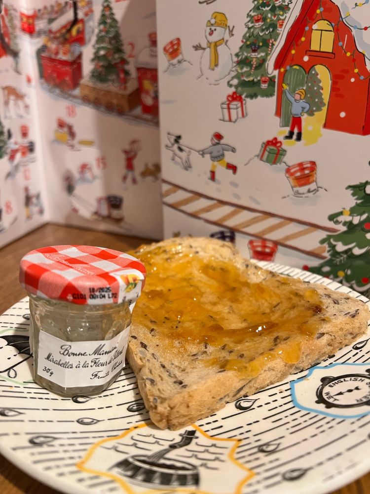 Mirabelle Plum with Linden Blossom jam on toast 