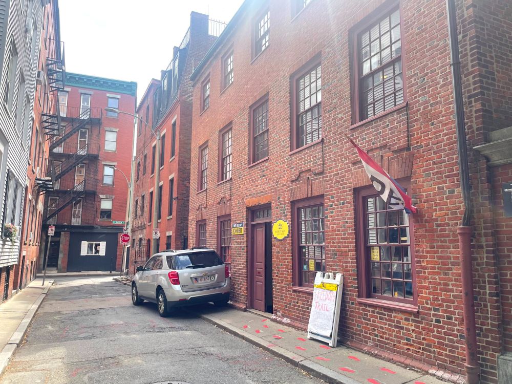 Present-day Unity Street in Boston's North End. 