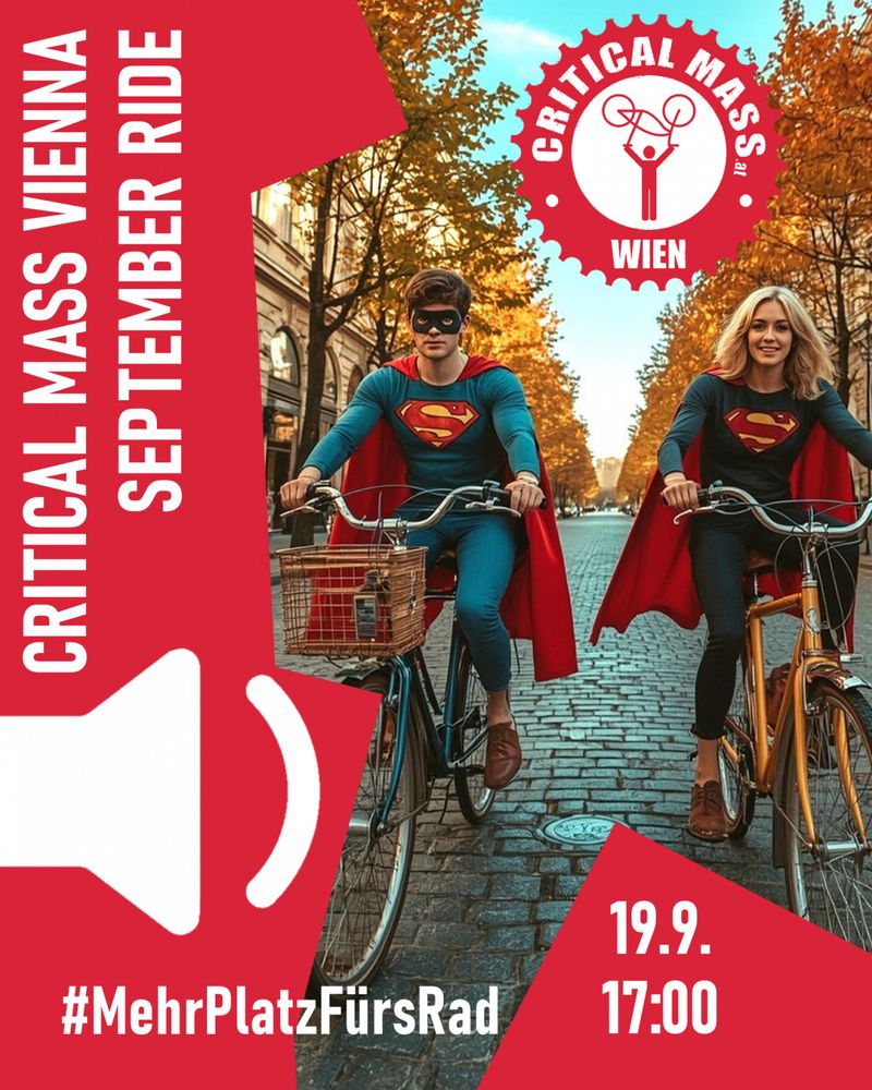 Flyer der Critical Mass am 19.9.