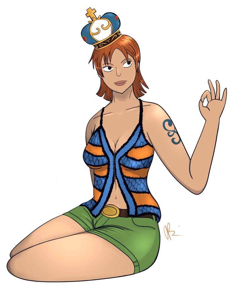 Nami but transparent background.