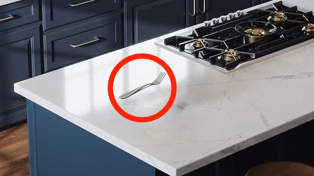 Fork found in kitchen