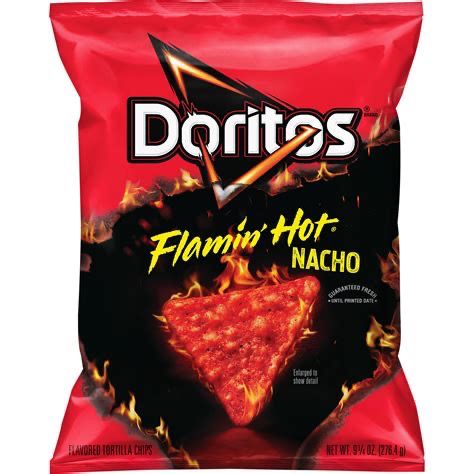 Flamin’ Hot Nacho Doritos.