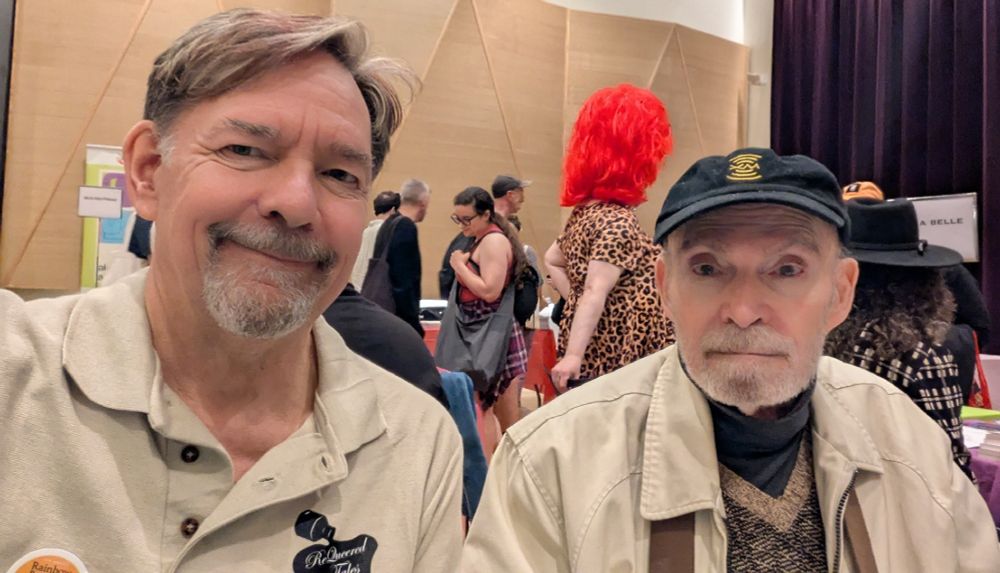 ReQueered Tales Alexander Inglis and legendary Vincent Virga (1980 gay gothic romance GAYWYCK is being reissued in a few weeks by us).