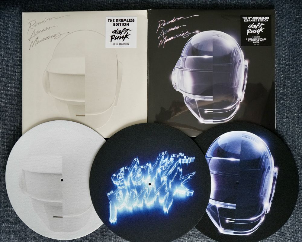 Random Access Memories 10th Anniversary Edition 3-LP Vinyl and Slipmat  Bundle