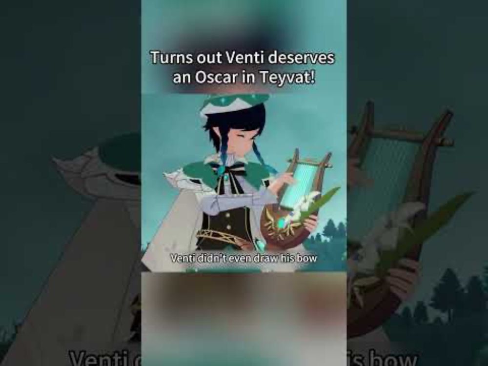 turns out venti deserves oscar in teyvat #genshinimpact #genshin #venti#genshinxie