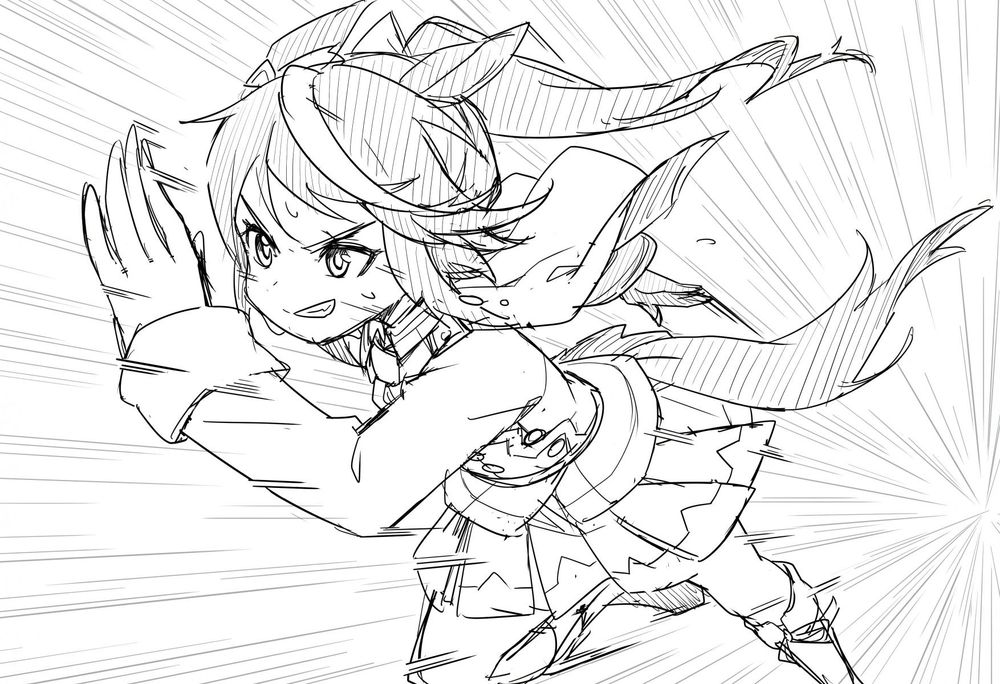 Tokai Teio, umamusume, with a burst of speed