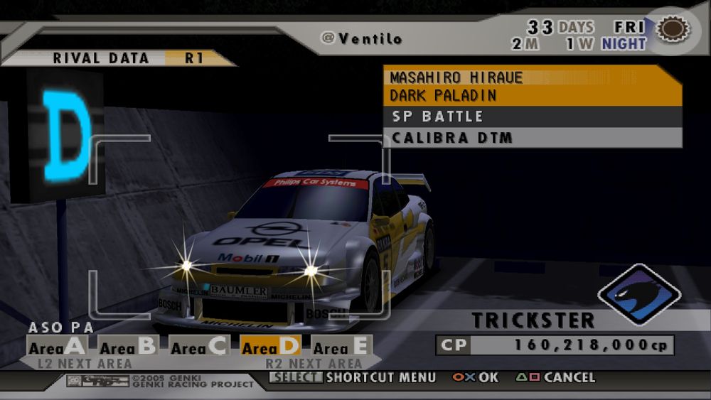 A rival in Kaido Racer who has a frickin Opel Calibra DTM lmao
