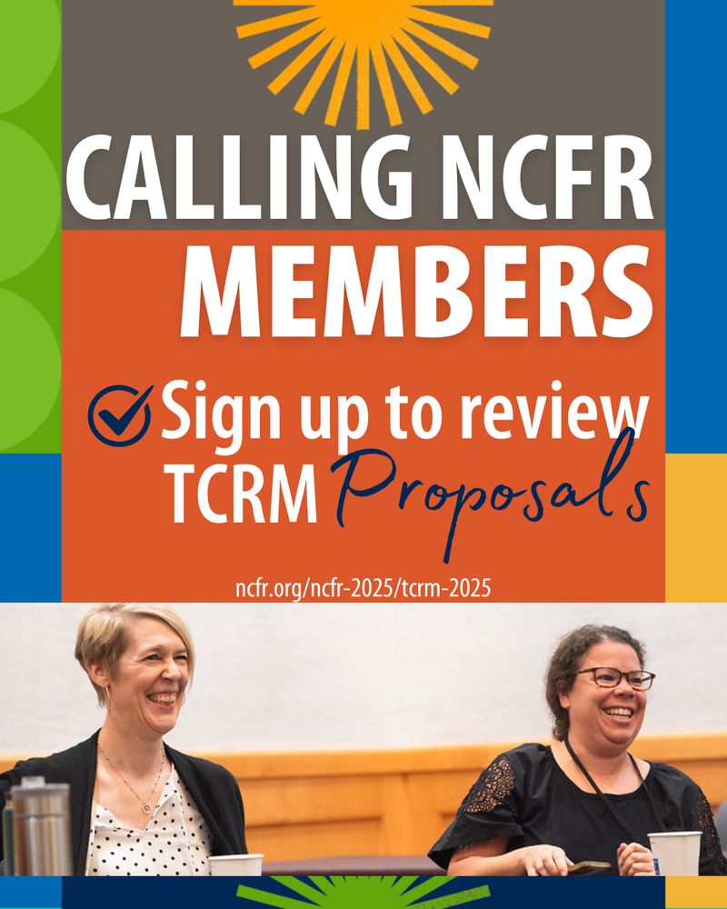 Calling all NCFR members: Volunteer to be a TCRM proposal reviewer today!
