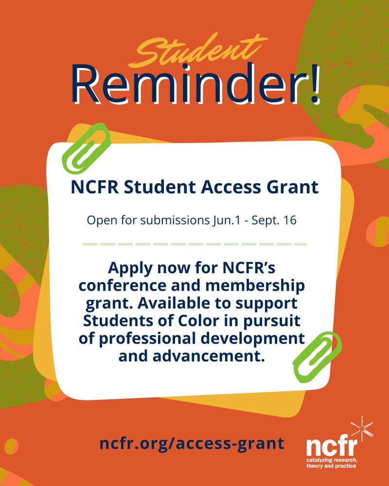 NCFR's Student Access Grant