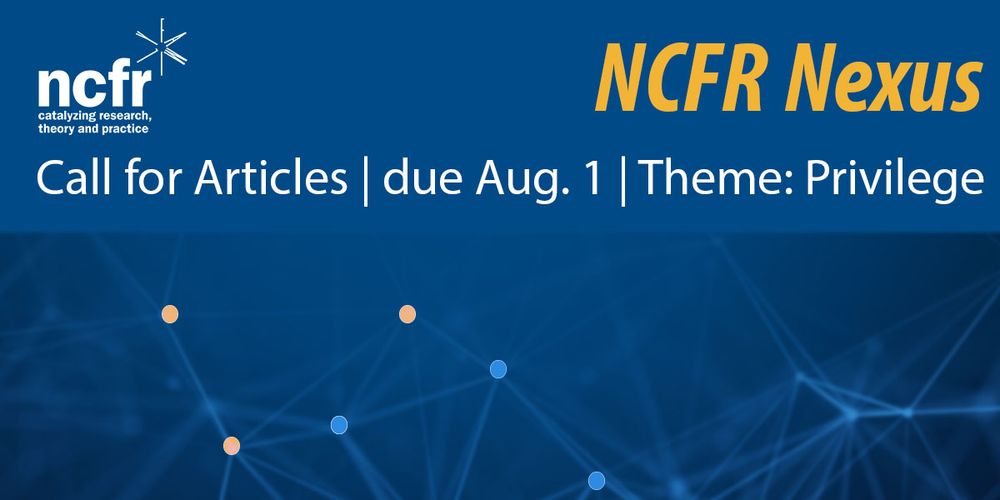 NCFR Nexus call for articles