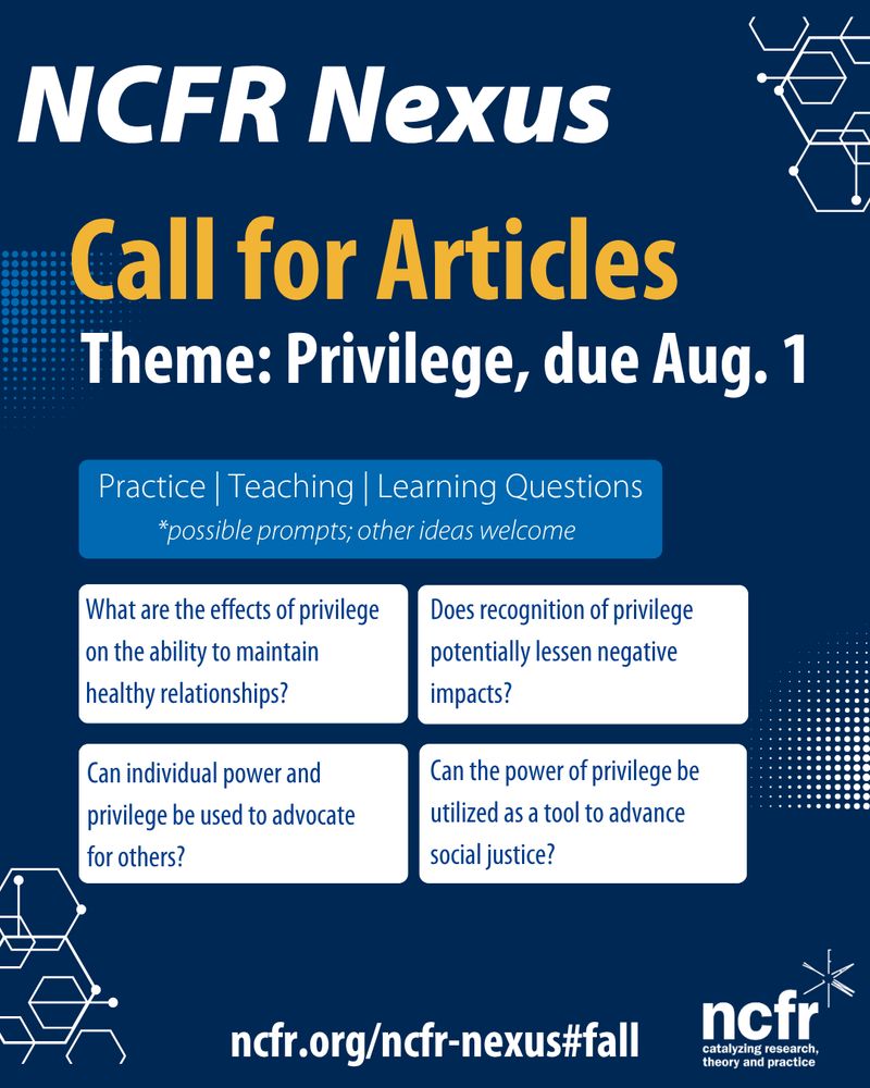Submit your article to NCFR Nexus today!