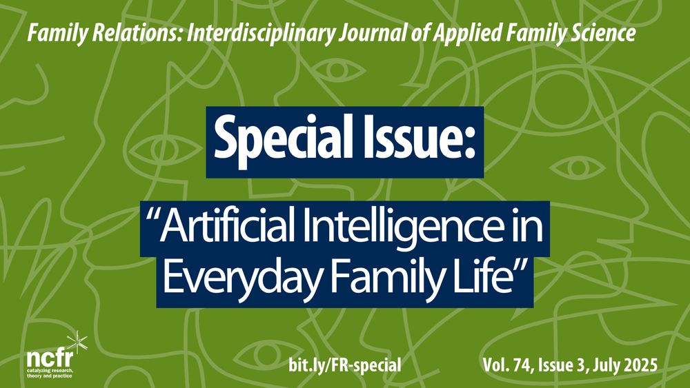 Read the special issue of NCFR's Family Relations today!
