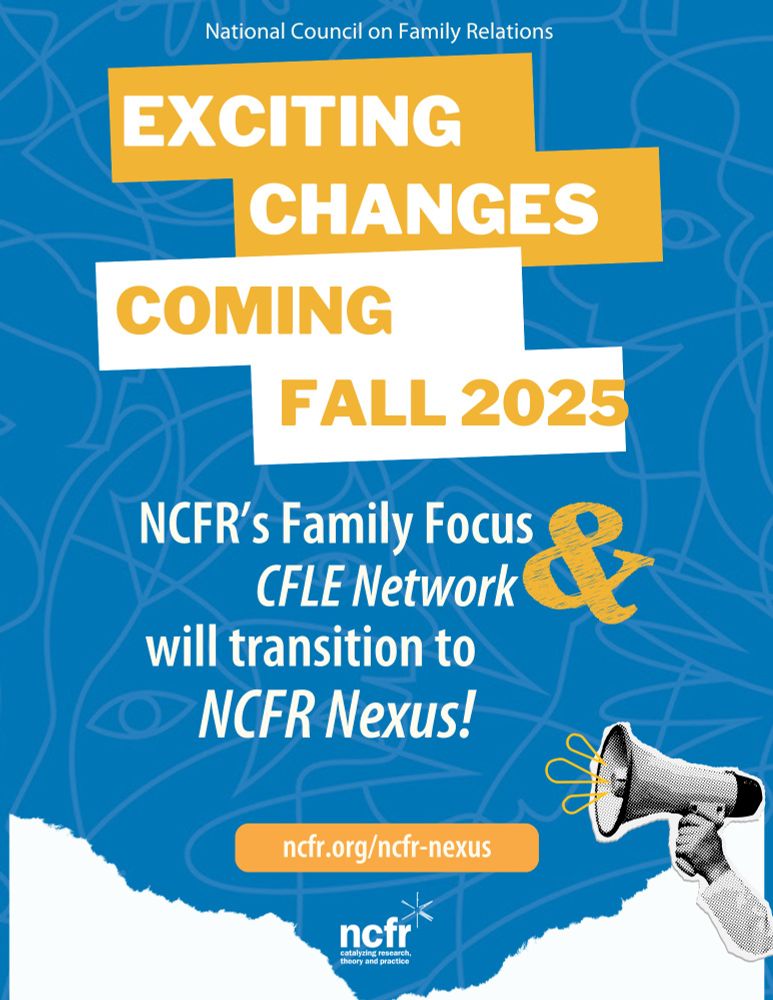 NCFR presents changes to its publications. Learn more at ncfr.org/ncfr-nexus