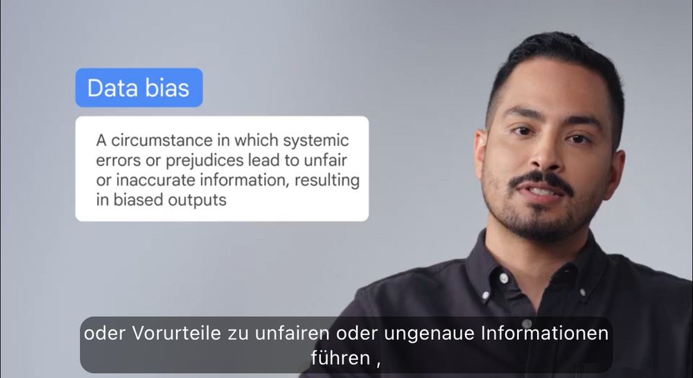 Google-Trainingsvideo zum Bias in Sprachmodellen wie Gemini