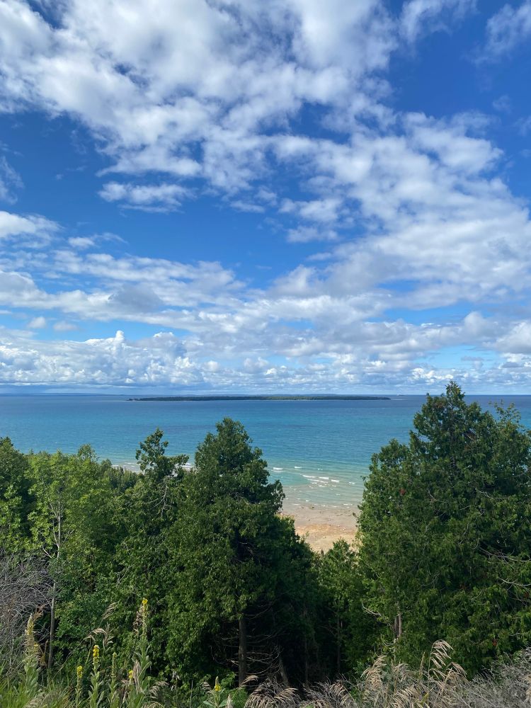 coast it Lake Michigan from St. Ignace
