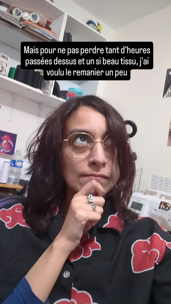 Mais pour ne pas perdre tant d'heures et un si beau tissu je l'ai remanié un peu