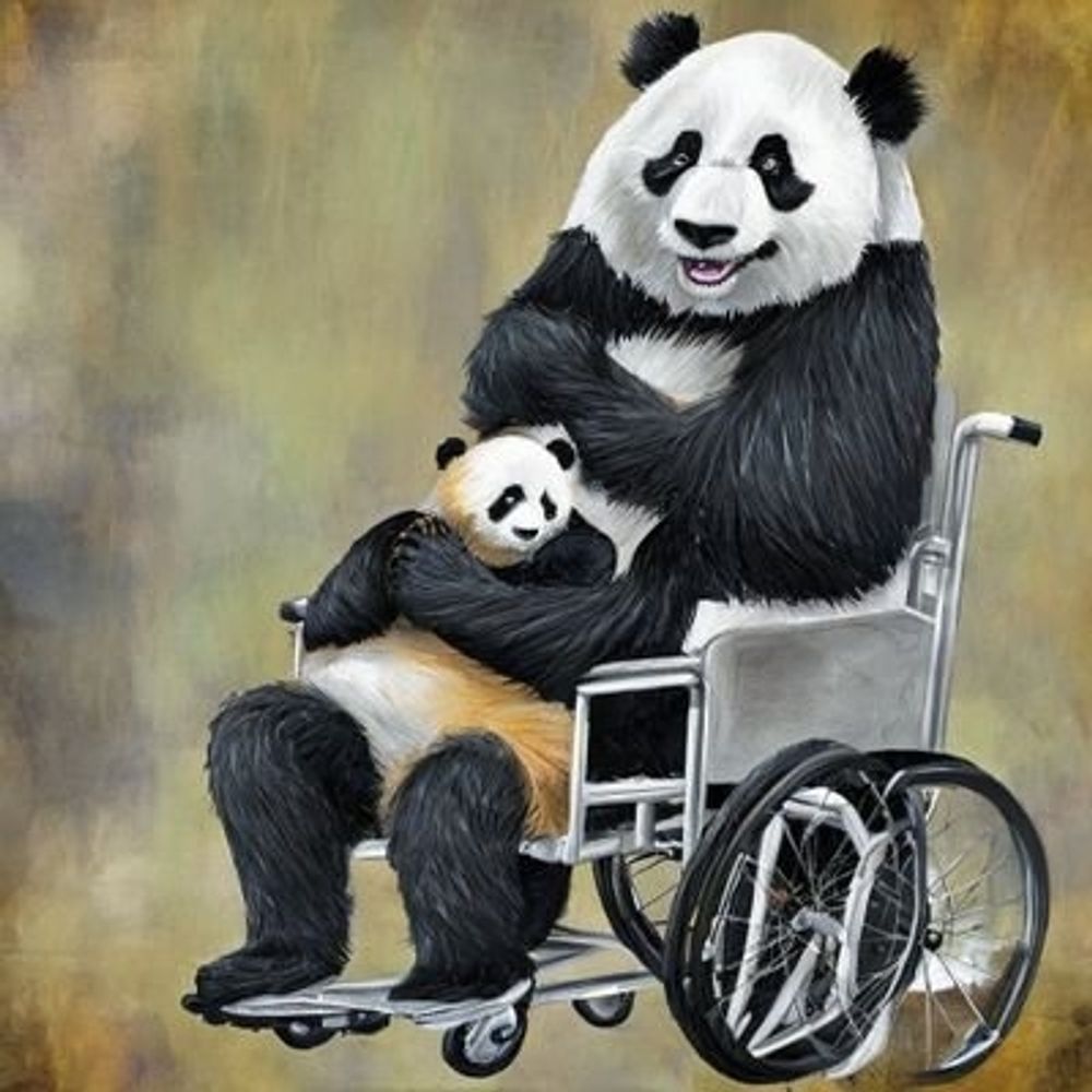 Panda Lesionado