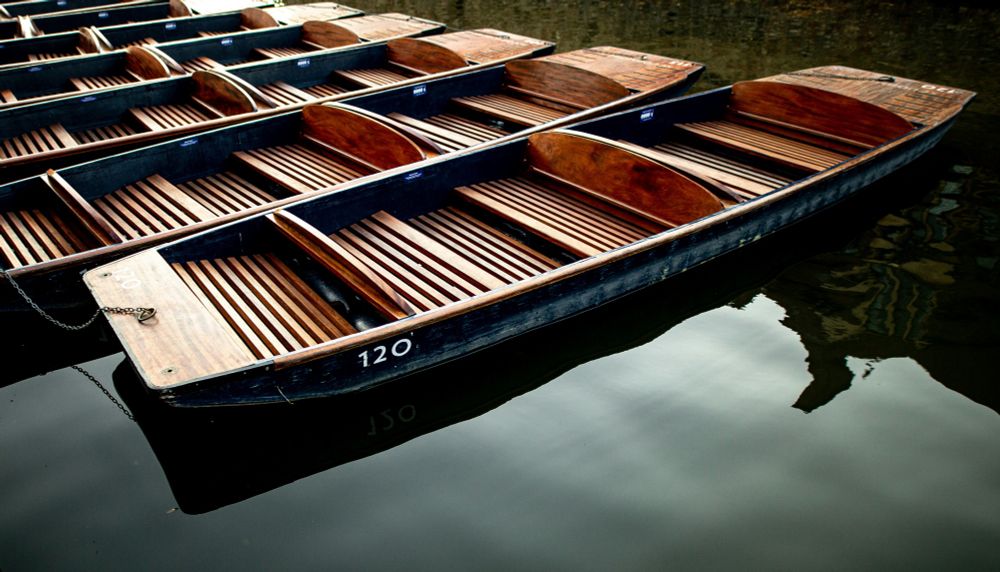 Punts in Cambridge