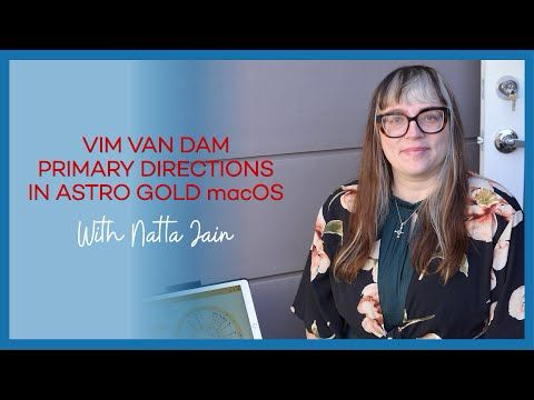 Wim Van Dam Primary Directions in Astro Gold macOS
