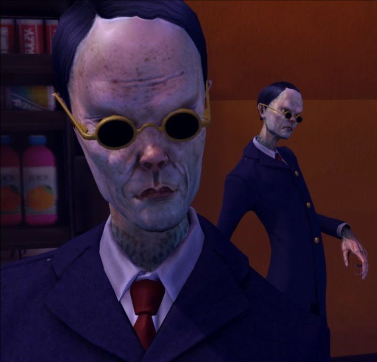 a pair of Thin Man alien infiltrators in XCOM: Enemy Unknown