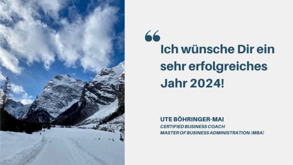 Ute Boehringer-Mai on LinkedIn: #jahresstart #entscheidungen #führungskräftecoaching #coaching…