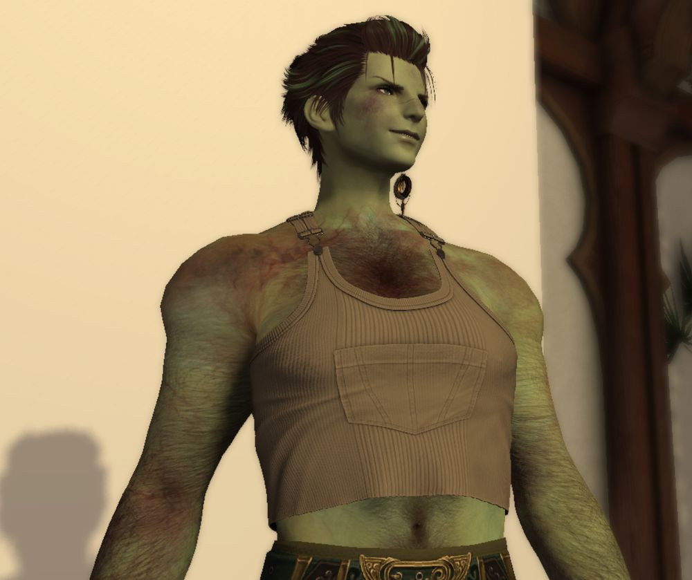The same roegadyn, from a different, lower angle. 