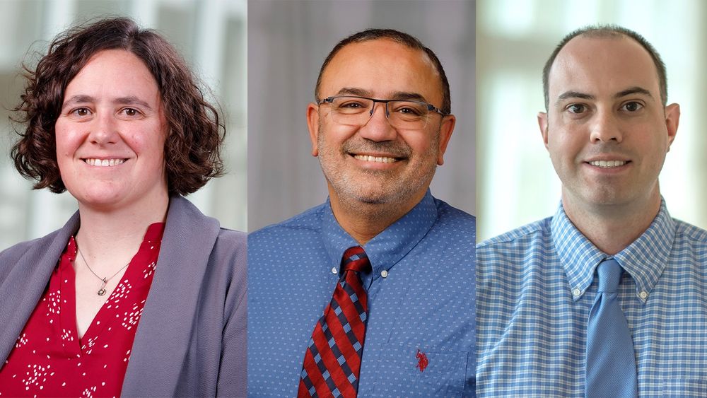 From left, Drs. Stacey Gilk, Maher Abdalla, and Kurt Fisher