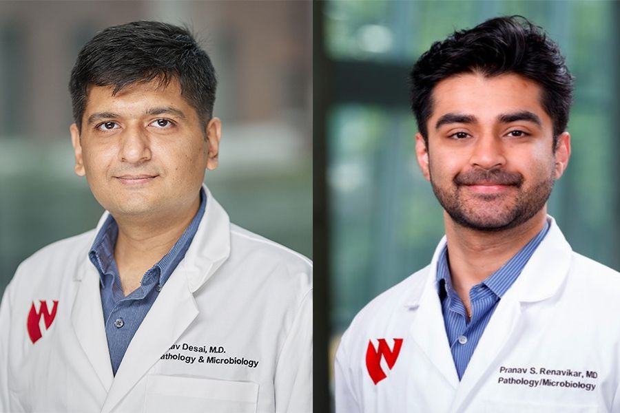 Ketav Desai, MD, left, and Pranav Renavikar, MBBS