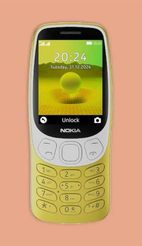 A Nokia brick phone with sfa in terms of features apart from making calls and texting..