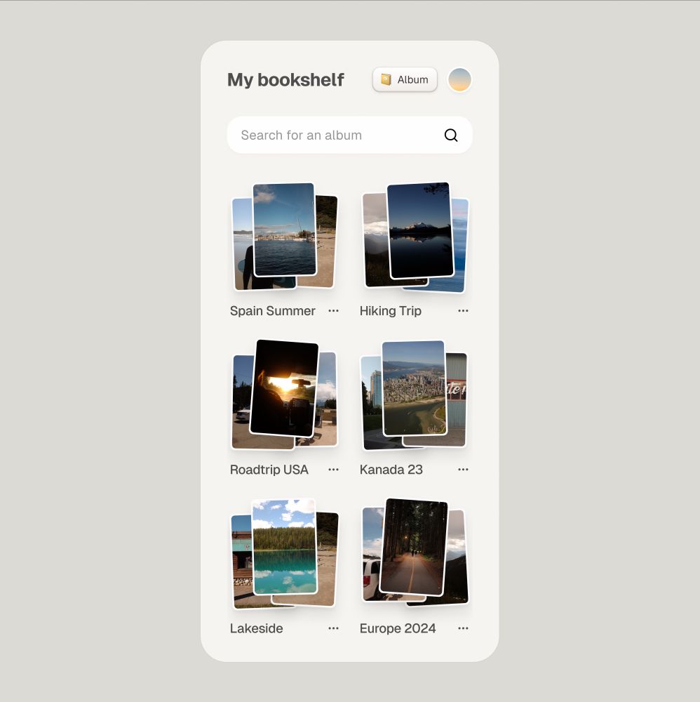 Photoalbum overview