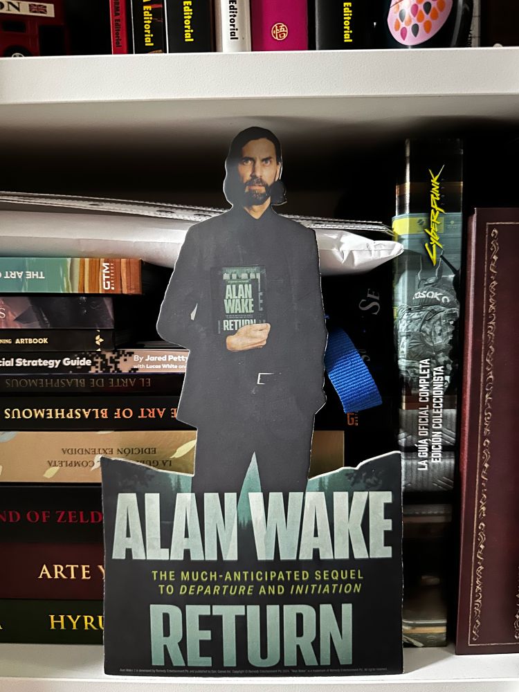 Mercha de John Wick que daban en ciertos sitios con la reserva de la edición física de Alan Wake II. Ah, sí, y a mamarla, Remedy 🤷‍♂️
