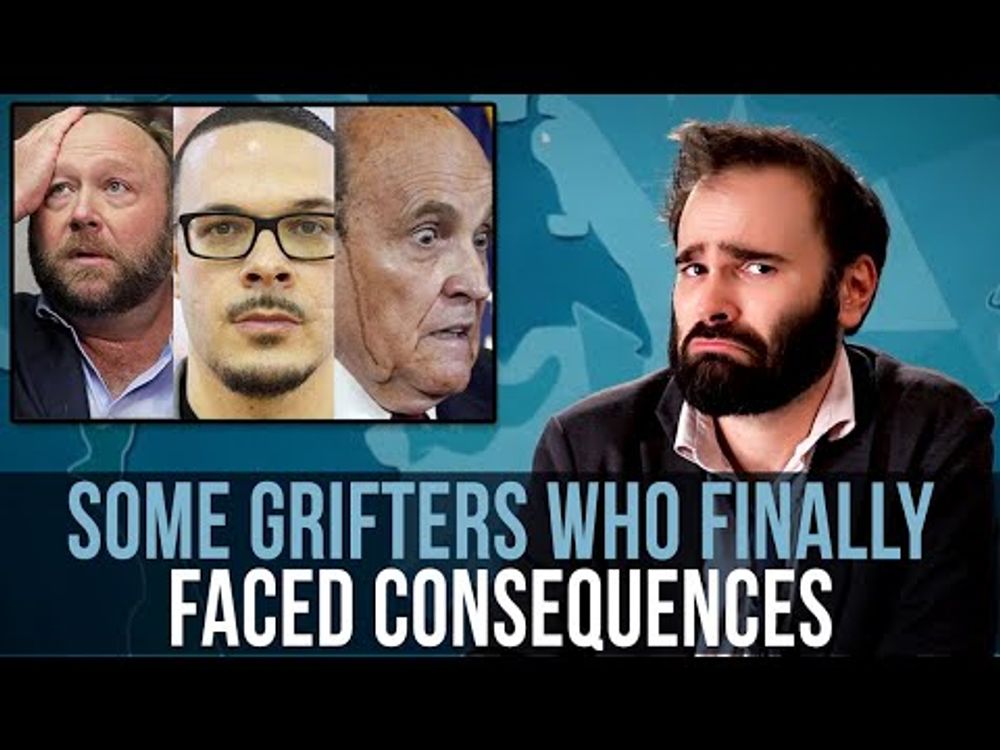 Some Grifters Who Finally Faced Consequences – SOME MORE NEWS