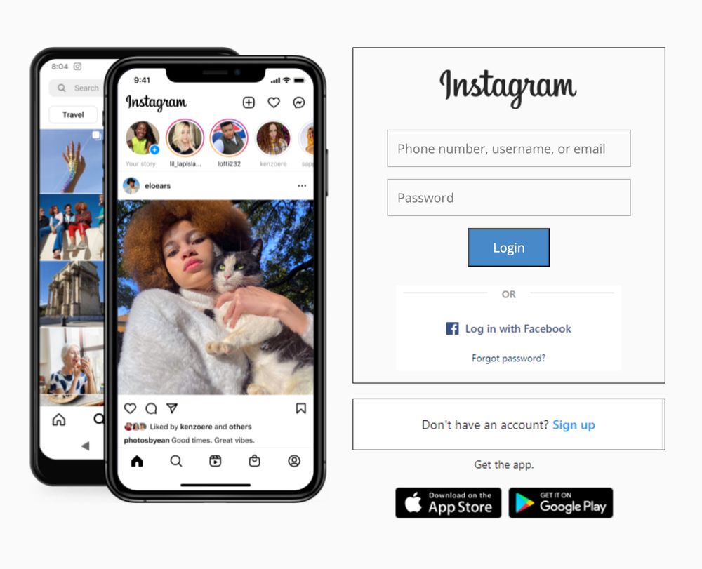 faux instagram connect
