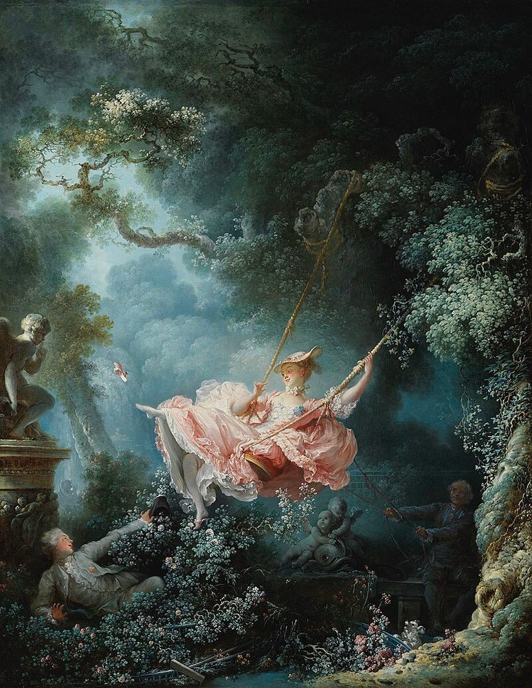 “The Swing” by Jean-Honoré Fragonard