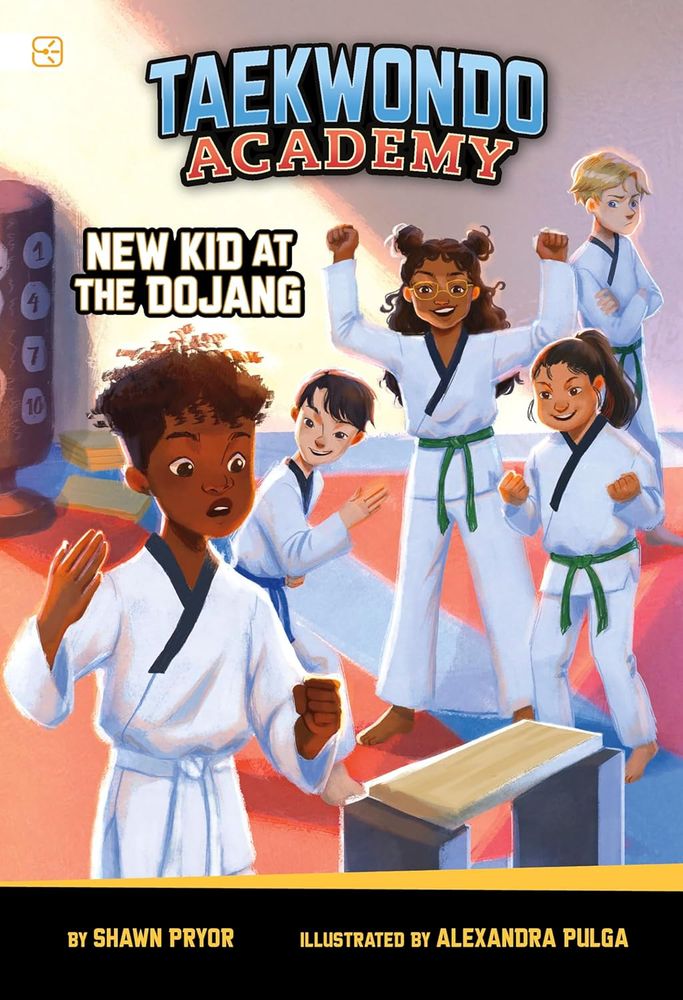When a new kid named Julian joins the dojang, Ezra's friends are focused on making the new student feels welcome. They miss Ezra's latest accomplishment: breaking three boards. Feeling jealous, Ezra thoughtlessly dares Julian to try a skill that is beyond Julian's ability. Will Julian's first class at the dojang be his last?