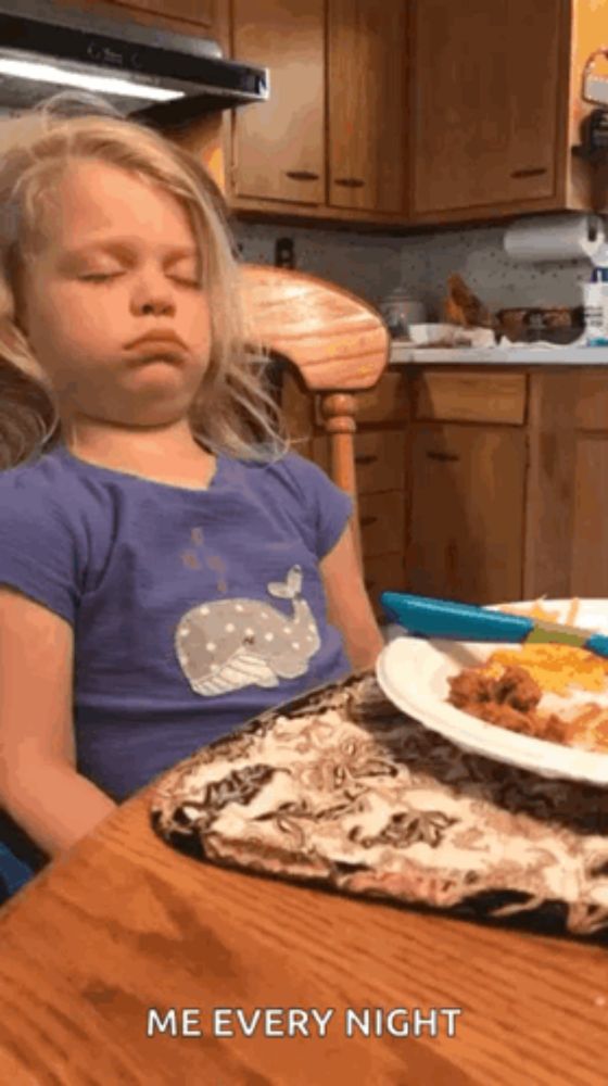 Hungry Sleepy GIF