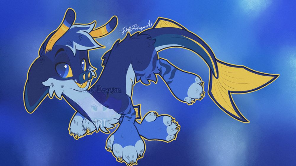 A Blue-Tang fish themed Xero swimming around