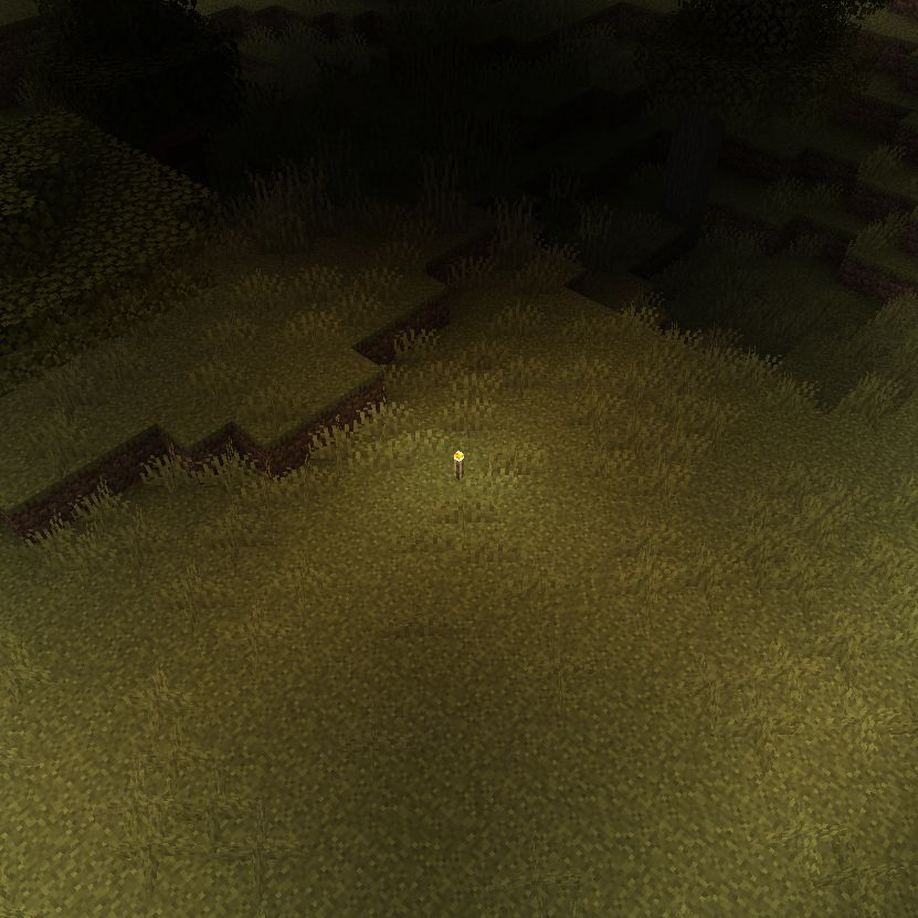 Modern Minecraft light blending.